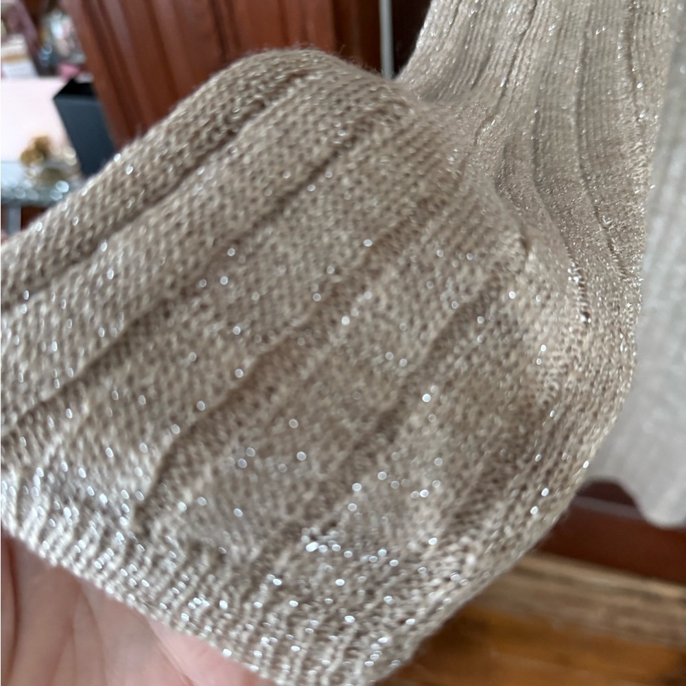 Express Beige Ribbed Cardigan - Picture 9 of 9